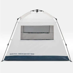 Quechua Abri De Camping 4 Places - Base Easy Fresh - Polyvalent, Instantané à Arceaux -Camping Boutique abri de camping 4 places base easy fresh polyvalent instantane a arceaux 4