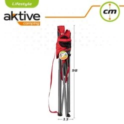 AKTIVE - Chaise De Camping XL Avec Porte-Gobelet -Camping Boutique aktive chaise de camping xl avec porte gobelet 6