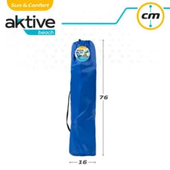 AKTIVE - Chaise Pliante Avec Poche Et Poignée De Transport -Camping Boutique aktive chaise pliante avec poche et poignee de transport 5