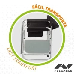 AKTIVE - Chaise Pliante Avec Table Amovible -Camping Boutique aktive chaise pliante avec table amovible 3