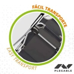 AKTIVE - Chaise Pliante Camping Fixe En Aluminium 54 X 57 X 91 Cm, Gris -Camping Boutique aktive chaise pliante camping fixe en aluminium 54 x 57 x 91 cm gris 3