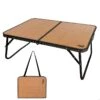 AKTIVE - Table De Camping Pliante Effet Bambou, 60x40x25 Cm -Camping Boutique aktive table de camping pliante effet bambou 60x40x25 cm