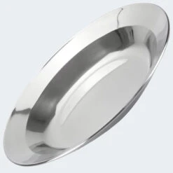 Assiette Creuse De Camping Inox | Diamètre Env. 22 - 24 Cm | 1 Assiette -Camping Boutique assiette creuse de camping inox diametre env 22 24 cm 1 assiette 2