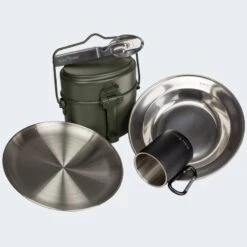 Batterie De Cuisine De Camping, Assiette Plate & Creuse, Couverts Et Tasse Set -Camping Boutique batterie de cuisine de camping assiette plate and creuse couverts et tasse set 2