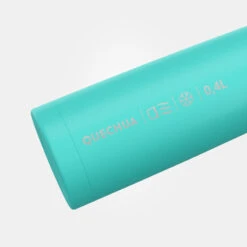 Quechua Bouteille Isotherme Inox 0,4L Avec Gobelet Pour La Randonnée - Turquoise -Camping Boutique bouteille isotherme inox 04l avec gobelet pour la randonnee turquoise 2