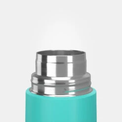 Quechua Bouteille Isotherme Inox 0,4L Avec Gobelet Pour La Randonnée - Turquoise -Camping Boutique bouteille isotherme inox 04l avec gobelet pour la randonnee turquoise 5