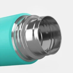 Quechua Bouteille Isotherme Inox 0,4L Avec Gobelet Pour La Randonnée - Turquoise -Camping Boutique bouteille isotherme inox 04l avec gobelet pour la randonnee turquoise 6