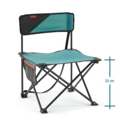 Quechua CHAISE BASSE PLIANTE DE CAMPING MH100 Bleue 15 Quechua CHAISE BASSE PLIANTE DE CAMPING MH100 Bleue -Camping Boutique chaise basse pliante de camping mh100 bleue 3