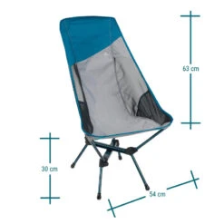 Quechua CHAISE BASSE PLIANTE DE CAMPING MH500 XL -Camping Boutique chaise basse pliante de camping mh500 xl 3