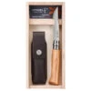 Coffret Couteau Opinel Randonnée Numéro 8 En Bois D'olivier, Avec Son étui Cuir -Camping Boutique coffret couteau opinel randonnee numero 8 en bois dolivier avec son etui cuir