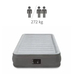 Intex Comfort-Plush 'Queen' - Lit Gonflable - 203x152x33cm - Compris Les Accessoires -Camping Boutique comfort plush queen lit gonflable 203x152x33cm compris les accessoires 2