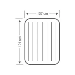 Intex Comfort-Plush 'Queen' - Lit Gonflable - 203x152x33cm - Compris Les Accessoires -Camping Boutique comfort plush queen lit gonflable 203x152x33cm compris les accessoires 3