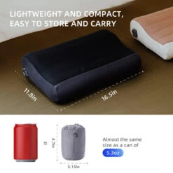 Coussin D'air Flextail Gear Zero Pillow - Beige -Camping Boutique coussin dair flextail gear zero pillow beige 6