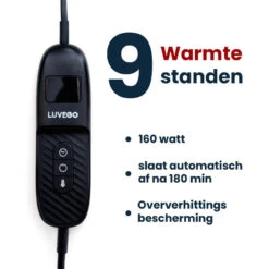 Couverture Électrique Luvego Avec Polaire/Sherpa - Brun Foncé -Camping Boutique couverture electrique luvego avec polairesherpa brun fonce 3