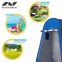 Douche De Camping Et Tente à Langer Sans Plancher Aktive 120x120x185 Cm -Camping Boutique douche de camping et tente a langer sans plancher aktive 120x120x185 cm 3