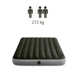 Intex Downy Full Airbed - Lit Gonflable - 191x137x25cm - Avec Accessoires -Camping Boutique downy full airbed lit gonflable 191x137x25cm avec accessoires 2