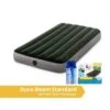 Intex Downy Twin Airbed With Foot BIP - Lit Gonflable - 191x99x25cm - Avec Accessoires -Camping Boutique downy twin airbed with foot bip lit gonflable 191x99x25cm avec accessoires