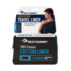 Drap De Sac Sea To Summit Coton Rectangular Navy -Camping Boutique drap de sac sea to summit coton rectangular navy 1