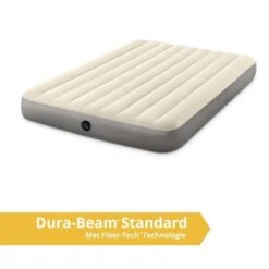 Intex Dura Beam - Lit Gonflable - 203x152x25cm - Compris Les Accessoires -Camping Boutique dura beam lit gonflable 203x152x25cm compris les accessoires 1