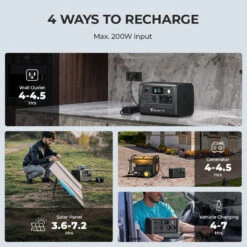 Générateur Solaire BLUETTI EB70 716Wh -Camping Boutique generateur solaire bluetti eb70 716wh 3