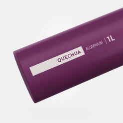 Quechua Gourde Alu 1L Avec Bouchon à Ouverture Rapide Pour La Randonnée - Violet -Camping Boutique gourde alu 1l avec bouchon a ouverture rapide pour la randonnee violet 2