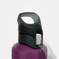 Quechua Gourde Alu 1L Avec Bouchon à Ouverture Rapide Pour La Randonnée - Violet -Camping Boutique gourde alu 1l avec bouchon a ouverture rapide pour la randonnee violet 5