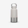 Quechua Gourde Inox 0,6L Avec Bouchon à Vis Pour La Randonnée - Blanc -Camping Boutique gourde inox 06l avec bouchon a vis pour la randonnee blanc