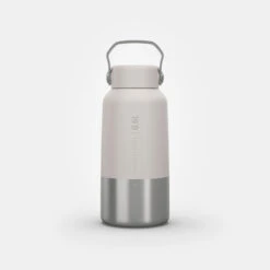 Quechua Gourde Inox 0,6L Avec Bouchon à Vis Pour La Randonnée - Blanc -Camping Boutique gourde inox 06l avec bouchon a vis pour la randonnee blanc 9