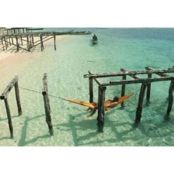 TICKET TO THE MOON Hamac TTTM Compact Jaune Foncé -Camping Boutique hamac tttm compact jaune fonce 3