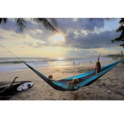 TICKET TO THE MOON Hamac TTTM King Size Bleu Aqua / Rose -Camping Boutique hamac tttm king size bleu aqua rose 2