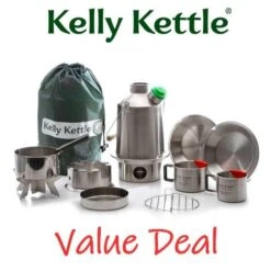 Kelly Kettle Kit Ultime 'Scout' - Acier Inoxydable NOUVEAU -Camping Boutique kelly kettle kit ultime scout acier inoxydable nouveau 2