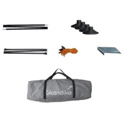 Paravent De Camping Bora - Brise-Vue - 6,0 X 1,4 M - Résistant Au Vent - Gris -Camping Boutique paravent de camping bora brise vue 60 x 14 m resistant au vent gris 6