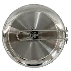Pathfinder Poêle à Frire Pliable En Acier Inoxydable Avec Couvercle -Camping Boutique pathfinder poele a frire pliable en acier inoxydable avec couvercle 4