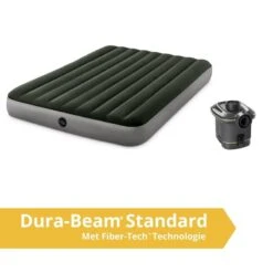 Intex Prestige Downy Jr. Twin Airbed - Lit Gonflable - 191x152x25cm - Avec Accessoires -Camping Boutique prestige downy jr twin airbed lit gonflable 191x152x25cm avec accessoires 1