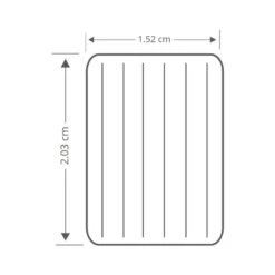 Intex Prestige Downy Jr. Twin Airbed - Lit Gonflable - 191x152x25cm - Avec Accessoires -Camping Boutique prestige downy jr twin airbed lit gonflable 191x152x25cm avec accessoires 3