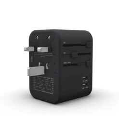 Prise Mondiale Universelle RollingSQUARE Avec 2 USB-C Et 3 USB-A -Camping Boutique prise mondiale universelle rollingsquare avec 2 usb c et 3 usb a 1