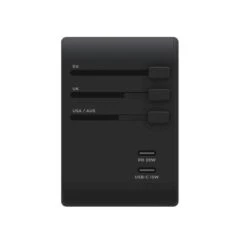 Prise Mondiale Universelle RollingSQUARE Avec 2 USB-C Et 3 USB-A -Camping Boutique prise mondiale universelle rollingsquare avec 2 usb c et 3 usb a 2