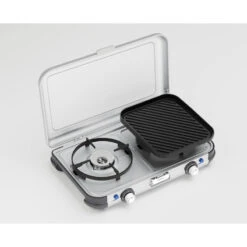 Campingaz Réchaud De Camping à Gaz 2 Feux Camp & Grill - Plancha, Grill Et Wok -Camping Boutique rechaud de camping a gaz 2 feux camp and grill plancha grill et wok 2