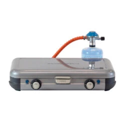 Campingaz Réchaud De Camping à Gaz 2 Feux Camp & Grill - Plancha, Grill Et Wok -Camping Boutique rechaud de camping a gaz 2 feux camp and grill plancha grill et wok 4