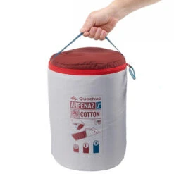 Quechua SAC DE COUCHAGE EN COTON POUR LE CAMPING - ARPENAZ 0° COTON -Camping Boutique sac de couchage en coton pour le camping arpenaz 0 coton 9