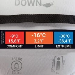 Simond Sac De Couchage MAKALU II Light -9° Taille XL -Camping Boutique sac de couchage makalu ii light 9 taille xl 6