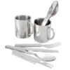 Set De Couverts De Camping & Tasse Thermique Inox | 2 Personnes 1 Set De Couverts De Camping & Tasse Thermique Inox | 2 Personnes -Camping Boutique set de couverts de camping and tasse thermique inox 2 personnes
