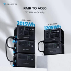 Station Électrique Portable BLUETTI AC60+B80+PV200,IP65 Générateur Solaire 14 Station Électrique Portable BLUETTI AC60+B80+PV200,IP65 Générateur Solaire -Camping Boutique station electrique portable bluetti ac60b80pv200ip65 generateur solaire 5