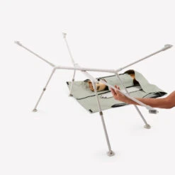 Quechua TABLE DE CAMPING COMPACTE 4/6 PERSONNES - PLATEAU BOIS - POCHE DE RANGEMENT -Camping Boutique table de camping compacte 46 personnes plateau bois poche de rangement 5