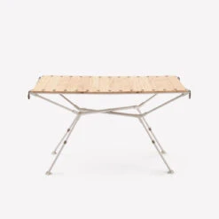 Quechua TABLE DE CAMPING COMPACTE 4/6 PERSONNES - PLATEAU BOIS - POCHE DE RANGEMENT -Camping Boutique table de camping compacte 46 personnes plateau bois poche de rangement 9