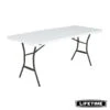 Table Rectangulaire Valise Pliante En Deux (183 X 70 Cm) LIFETIME #80642 -Camping Boutique table rectangulaire valise pliante en deux 183 x 70 cm lifetime 80642