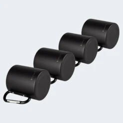 Tasse Thermique De Camping 300 Ml | Mousqueton | Acier Inoxydable | 4 Gobelets -Camping Boutique tasse thermique de camping 300 ml mousqueton acier inoxydable 4 gobelets 4