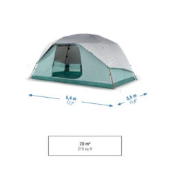 Quechua Tente à Arceaux De Camping - Arpenaz 6 ULTRAFRESH - 6 Personnes - -Camping Boutique tente a arceaux de camping arpenaz 6 ultrafresh 6 personnes 2