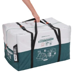 Quechua Tente à Arceaux De Camping - Arpenaz 6.3 F&B - 6 Personnes - 3 Chambres -Camping Boutique tente a arceaux de camping arpenaz 63 f and b 6 personnes 3 chambres 3