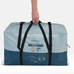 Quechua Tente à Arceaux De Camping - Arpenaz 8.4 - 8 Personnes - 4 Chambres -Camping Boutique tente a arceaux de camping arpenaz 84 8 personnes 4 chambres 3